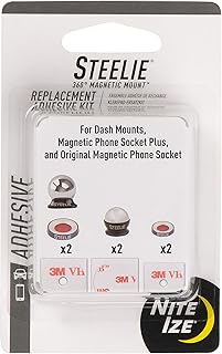 Kit de remplacement d'adhésif universel steelie® pour support de tableau de bord +