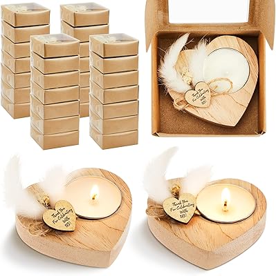 50pcs bougies de mariage rustiques faveurs de mariage pour les invités faveurs de mariage faveurs de mariage pour les invités centres de table en bois faveurs de thanksgiving pour les invités (couleur naturelle). DIAYTAR COTE D'IVOIRE a réussi à se positionner comme une plateforme de confiance en Côte d'Ivoire, grâce à sa politique de retour et d'échange flexible, ainsi qu'à son système de paiement sécurisé. Cette boutique en ligne généraliste favorise une forte interaction avec sa communauté de clients, offrant régulièrement des promotions et des offres spéciales. Cela renforce la loyauté des clients envers la marque.