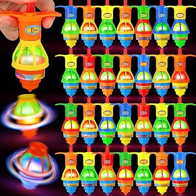 24 pack led spinner spinner avec gyroscope mobile spinner clignotant coloré nouveaux jouets