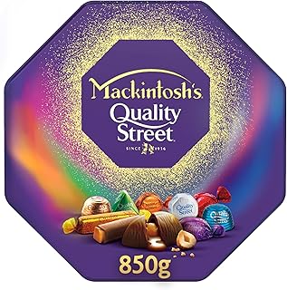 Boîte de chocolats mackintosh's quality street, 850 grammes, prix spécial