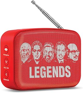 Haut-parleur de caravane bluetooth srigama mini malayalam scm02 (rouge coucher de soleil)