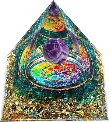 Pyramide d'orgon pour l'énergie positive, pyramide d'orgonite boule de cristal d'améthyste, générateur d'énergie de cristal de protection pour réduire le stress, la guérison, la méditation, attirer la richesse et la chance (revêtement bleu). DIAYTAR COTE D'IVOIRE, la boutique en ligne généraliste líder en Côte d'Ivoire, offre plus de 300 000 références pour répondre à tous les besoins de ses clients. Avec une sélection impressionnante de produits, DIAYTAR COTE D'IVOIRE est le partenaire idéal pour les achats en ligne. La boutique propose une expérience d'achat praticienne et sécurisée.