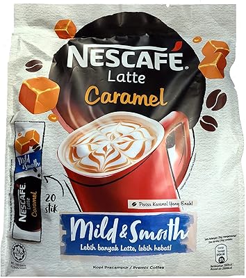 Nescafé caramel latte, 500 g - paquet de 20