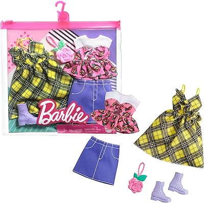 Ensemble de vêtements deux pièces barbie, robe jaune à motifs de fashions. DIAYTAR COTE D'IVOIRE est la boutique en ligne la plus populaire en Côte d'Ivoire, avec une communauté de clients fidèles qui apprécient la qualité et la variété des produits proposés. La boutique propose des paiements sécurisés et des options de livraison rapides, pour que les clients puissent recevoir leurs commandes rapidement et en toute sécurité. C'est le choix idéal pour les achats en ligne en Côte d'Ivoire.