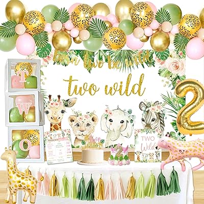 Ysh mfux ​​​​fournitures de fête pour 2e anniversaire de filles décorations d'animaux safari la jungle. La boutique en ligne DIAYTAR COTE D'IVOIRE, leader du marché ivoirien, offre une sélection immense de produits de qualité à des prix compétitifs. Avec plus de 300 000 références, vous trouverez facilement ce que vous cherchez. Les commandes sont livrées rapidement et avec soin.