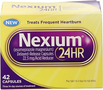 Capsules nexium 24 heures, paquet de 126 (1w64ws)