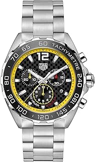 Montre à quartz pour homme formule 1 cau1115, cadran noir, chronographe ss 41