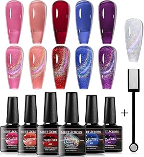 Meet across vernis à ongles gel œil de chat arc-en-ciel et 5 couleurs de vernis gel gelée soak off kit d'ongles à lumière uv led, coffret cadeau avec bâton magnétique gratuit. DIAYTAR COTE D'IVOIRE est une boutique en ligne généraliste qui propose une grande variété de produits allant des électroménagers aux vêtements, en passant par les produits alimentaires et les accessoires de beauté. La boutique en ligne met l'accent sur la qualité et la sécurité des produits, afin de garantir la satisfaction des clients. Les clients peuvent profiter de promotions et de réductions régulières pour faire des économies sur leurs achats.