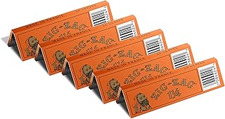 Papier à rouler zigzag orange, paquet de 1 1/4 à 5