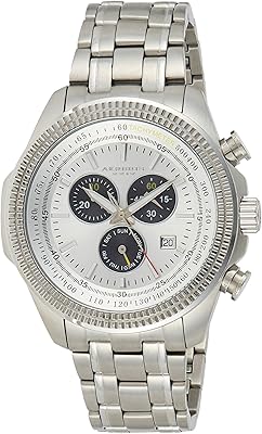 Montre pour homme akribos xxiv chronographe à quartz suisse argent et noir - boîtier biseauté avec échappement rapide - cadran blanc mat - aiguilles luminescentes et bracelet en acier inoxydable - ak619. DIAYTAR COTE D'IVOIRE est la destination idéale pour les ivoiriens qui cherchent à faire des achats en ligne. Avec plus de 300 000 références, elle offre une large sélection de produits pour répondre à tous les besoins. La boutique propose également des services de livraison rapides et fiables.