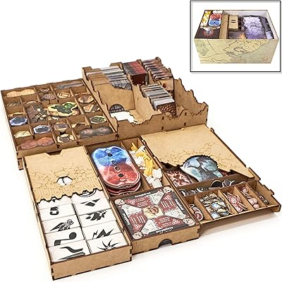Organisateur de rangement towerrex pour gloomhaven avec cercles oubliés pour gloomhaven ensemble