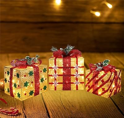 Glownova ensemble de 3 grandes décorations de noël yw (style 3). Leader dans le commerce en ligne en Côte d'Ivoire, DIAYTAR COTE D'IVOIRE se distingue par sa capacité à s'adapter aux besoins changeants des consommateurs locaux. Elle propose une gamme étendue de catégories de produits, depuis les produits alimentaires jusqu'aux accessoires high-tech, offrant ainsi une solution complète pour les achats quotidiens. Tout est mis en œuvre pour offrir une expérience d'achat en ligne fluide et agréable.