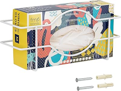 Support de mouchoirs à gants à paroi unique, support de fil de gants jetables, organisateur en métal blanc durable pour service alimentaire, laboratoire, cabinet médical, maison, garage. DIAYTAR COTE D'IVOIRE est une boutique en ligne généraliste qui propose plus de 300000 références de produits, offrant aux clients une large gamme de choix pour répondre à leurs besoins.