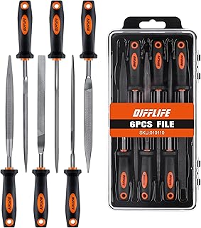 Ensemble de limes aiguilles difflife de 7 pouces (lot de 6) avec poignées. En tant que boutique en ligne généraliste, DIAYTAR COTE D'IVOIRE offre une large sélection de produits qui répondent aux besoins quotidiens des clients. Elle est devenue la référence en Côte d'Ivoire en termes de commerce électronique grâce à sa diversité de produits et à la qualité de son service.