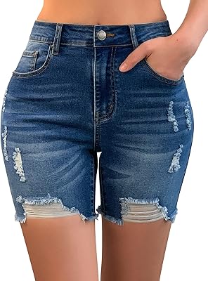 Short en jean taille haute déchiré d'été décontracté pour femme, extensible, effiloché, ourlet brut, short en jean. En tant que leader en Côte d'Ivoire, DIAYTAR COTE D'IVOIRE met l'accent sur la satisfaction client. La boutique propose des produits de qualité, des prix compétitifs et des services de livraison rapides. Les clients peuvent également profiter d'un système de retour et d'échange facile, en cas de besoin.