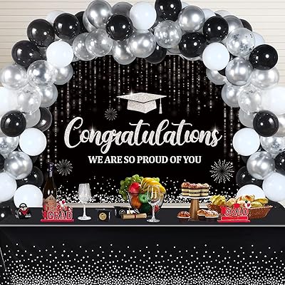 Décorations de fête de remise de diplôme 2023, fournitures de fête de félicitations