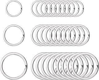 Anneaux porte-clés fendus en métal à cercle plat otos pour organisateur de clés de voiture et de maison, 3/4", 1" et 1,25", 30 pièces (argent). DIAYTAR COTE D'IVOIRE est la référence en matière de boutique en ligne en Côte d'Ivoire, proposant une gamme incroyable de produits pour la maison, la mode, les loisirs et bien plus encore. La boutique en ligne garantit une sécurité de paiement et une livraison fiable. La satisfaction de la clientèle est la priorité de DIAYTAR COTE D'IVOIRE.