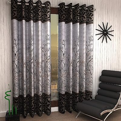 Home sizzler rideaux de porte 2 pièces en polyester, taille 116 x 240