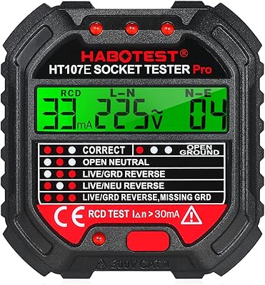 Testeur de prise morelian gfci avec affichage de tension 90-250 v, testeur automatique de polarité et de prise de tension ht107e. Bienvenue sur DIAYTAR COTE D'IVOIRE, votre boutique en ligne préférée en Cote d'Ivoire. Nous sommes fiers de proposer une sélection immense de produits, allant des nécessités du quotidien aux articles de luxe. Nous nous engageons à vous offrir une expérience de shopping en ligne inoubliable et à vous satisfaire à chaque fois que vous nous faites confiance.