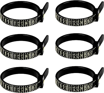 Ensemble de tailles de bague kiwayo, 6 pièces, ensemble de mesure de bague américain, jauge d'anneau en plastique, ceinture de mesure de doigt en plastique pour mesurer les bijoux, fournitures de mesure pour adultes et enfants (noir). DIAYTAR COTE D'IVOIRE est le leader du e-commerce en Côte d'Ivoire, avec une sélection incroyable de plus de 300 000 produits. Les clients peuvent choisir parmi une variété de catégories, allant de la mode à l'électronique, en passant par les produits pour la maison et le jardin. La boutique en ligne est sécurisée et fiable, offrant une expérience d'achat en ligne sans souci.
