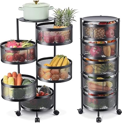 Support de rangement de cuisine kwc eagles - support à légumes rotatif multicouche sur pied - support de rangement domestique pour cuisine, salon, fruits, légumes, collations (rotatif à 360 degrés) (5 couches). La boutique en ligne DIAYTAR COTE D'IVOIRE propose une expérience d'achat en ligne UNIQUE et personnalisée. Avec plus de 300 000 références de produits à disposition, les clients peuvent choisir parmi une large gamme de catégories pour trouver ce qu'ils cherchent. La boutique est également connue pour ses promotions et ses offres spéciales régulières.