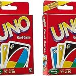 Jeu de cartes raun's uno deluxe 2-pack chaque ensemble comprend 108 colorées