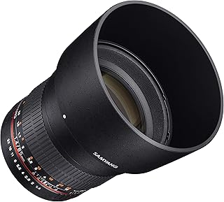Objectif asphérique haute vitesse samyang f1.4 pour sony e-mount 85mm sy85m-e