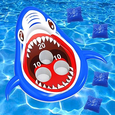 Jouets de piscine en forme de h jouets gonflables requin avec 4. DIAYTAR COTE D'IVOIRE est la première boutique en ligne généraliste en Côte d'Ivoire, proposant plus de 300 000 références de produits pour répondre aux besoins de tous les clients. La boutique en ligne est équipée d'un système de paiement sécurisé et propose différents modes de livraison pour convenir à tous les clients. Les clients peuvent également bénéficier d'une garantie de satisfaction pour tous les produits achetés sur la plateforme.