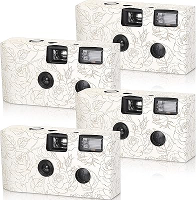 4 appareils photo jetables de mariage appareil jetable 34 mm avec flash