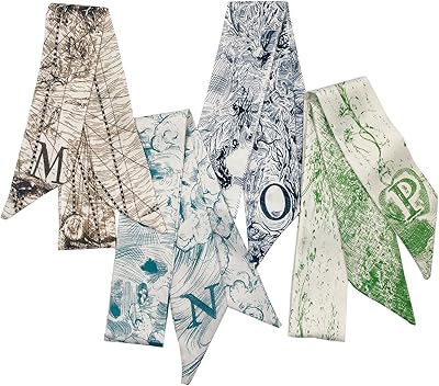 4 pièces de foulards modernes pour le sac à main, la main, l'écharpe, le bandana et la tête. DIAYTAR COTE D'IVOIRE propose une large gamme de produits avec plus de 300000 références, permettant aux clients de trouver tout ce dont ils ont besoin en un seul endroit. En tant que boutique en ligne généraliste leader en Cote d'Ivoire, DIAYTAR offre une expérience d'achat pratique et fiable. Les clients bénéficient d'une navigateur intuitif pour trouver facilement les produits souhaités.