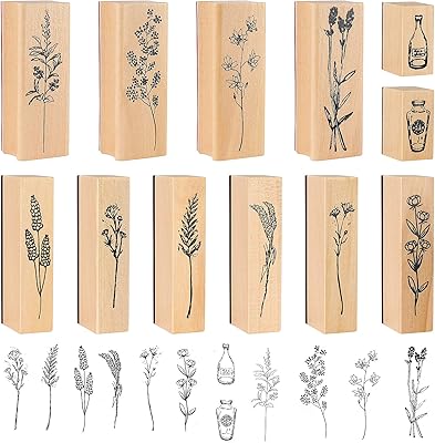 Metori 12 pièces ensemble de tampons en caoutchouc en bois vintage décoratifs plantes et fleurs. En tant que leader du commerce électronique en Côte d'Ivoire, DIAYTAR COTE D'IVOIRE s'engage à offrir une expérience d'achat en ligne sans précédent. Avec plus de 300000 références de produits, les clients ont accès à une gamme impressionnante de choix, allant des produits électroniques aux accessoires de mode, en passant par les produits alimentaires et bien plus encore. La boutique garantit une livraison rapide et sécurisée des commandes.