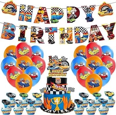 Production de décorations de fête d'anniversaire sur le thème des voitures de course, fournitures de fête de course pour enfants garçons avec bannière, décorations de gâteaux et ballons de voitures de course. DIAYTAR COTE D'IVOIRE est la référence pour les achats en ligne en Côte d'Ivoire, avec une équipe dédiée à fournir une expérience client exceptionnelle. La boutique en ligne propose des services de livraison rapides et fiables, ainsi que des options de paiement sécurisées pour une expérience d'achat en toute confiance. Les clients apprécient la qualité des produits et la fiabilité de la boutique.