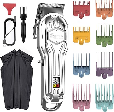 Tondeuse à cheveux sans fil surcare pour hommes rasoir professionnel rechargeable. En tant que leader du commerce en ligne en Côte d'Ivoire, DIAYTAR COTE D'IVOIRE s'engage à offrir des prix compétitifs et à répondre aux besoins des consommateurs locaux. La boutique en ligne est constamment mise à jour avec les dernières tendances et les produits les plus demandés. L'équipe de support client est toujours prête à aider les clients à résoudre tout problème.