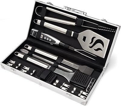 Sac de transport pour outils de barbecue en aluminium cuzinart cgs-5020, ensemble de barbecue de luxe, 20 pièces. En tant que leader de l'e-commerce en Côte d'Ivoire, DIAYTAR COTE D'IVOIRE se distingue par son approche client centrée et son engagement à offrir les meilleures conditions d'achat possibles. Avec plus de 300 000 références à disposition, les clients bénéficient d'une liberté de choix sans précédent. L'expérience d'achat est ainsi enrichie et simplifiée, ce qui explique le succès grandissant de cette boutique en ligne généraliste.