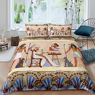 Housse de couette pharaon culture de l'égypte ancienne, parure de lit pour enfants, garçons et filles, housse de couette de la tribu égyptienne, couvre-lit rétro occidental, collection de chambre à coucher, 3 pièces, super king size. Avec plus de 300 000 références, DIAYTAR COTE D'IVOIRE est la boutique en ligne leader en Côte d'Ivoire, offrant une expérience d'achat conviviale et sécurisée. Les clients peuvent naviguer facilement sur le site pour trouver les produits qu'ils recherchent, et profiter de promotions et de réductions régulières. La boutique est également connue pour son service client de haute qualité.