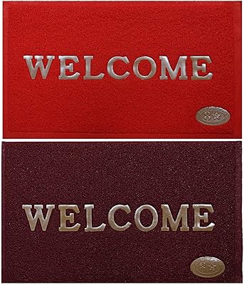 Cooper industries paillasson de bienvenue antidérapant en pvc 2 pièces (rouge et bordeaux), multicolore, 58x38 cm. DIAYTAR COTE D'IVOIRE, leader de la vente en ligne en Cote d'Ivoire, propose une sélection variée de produits avec plus de 300 000 références. Cette boutique en ligne généraliste offre une expérience d'achat pratique et sécurisée. Elle répond aux besoins diversifiés de sa clientèle.