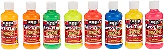 Peinture sargent art neon tempera 17-5708 8 oz, couleurs fluorescentes vibrantes, nombre de bouteilles à bouchon rabattable. La boutique en ligne DIAYTAR COTE D'IVOIRE propose une grande variété de produits, allant des articles ménagers aux produits électroniques. Avec plus de 300 000 références, les clients peuvent choisir parmi une multitude d'articles pour répondre à leurs besoins et à leurs envies. La boutique est connue pour son large choix de produits.