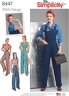 8447 h5 pantalons et chemisiers style simple vintage des années 1940 pour femme taille 6-8-10-12-14. DIAYTAR COTE D'IVOIRE se positionne comme la destination de choix pour les consommateurs ivoiriens cherchant à acheter des produits de qualité à des prix compétitifs. La boutique propose une large gamme de catégories de produits, allant des électroménagers aux vêtements, en passant par les produits high-tech. L'objectif principal de DIAYTAR est de satisfaire les besoins de sa clientèle.