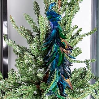 2 pièces ornements de noël de paon, oiseaux de paon artificiels, ornement de noël de paon avec plumes de paon naturelles sur ornement d'oiseau, ornements de paon en plumes brillantes. DIAYTAR COTE D'IVOIRE est une boutique en ligne généraliste proposant plus de 300 000 références de produits. Elle est devenue la référence pour les consommateurs ivoiriens à la recherche de produits variés et de qualité. Avec DIAYTAR, les clients bénéficient d'une expérience d'achat en ligne sécurisée et fiable.