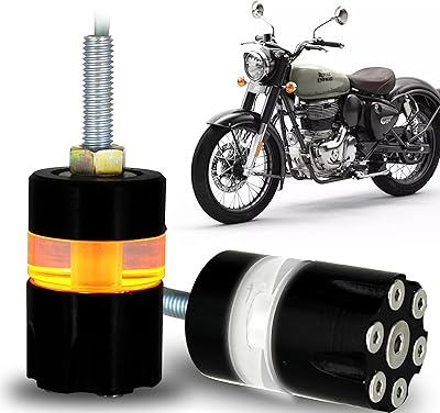Autroiz led gun grip bar, voyant de poignée latérale pour royal enfield bullet
