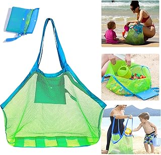 Sac de plage en maille extra large, grands sacs fourre-tout, sac à dos