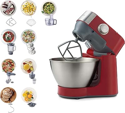 Batteur de cuisine prospero 900 w avec bol en acier inoxydable de 4,3 l, batteur en forme de k, fouet, mélangeur de pâte, mélangeur en verre, robot culinaire, hachoir à viande et presse-agrumes, rouge, km241002, de kenwood. DIAYTAR COTE D'IVOIRE se distingue par son vaste choix de produits et son système de paiement sécurisé, offrant ainsi aux clients une expérience d'achat en ligne sans stress. La boutique en ligne est conçue pour répondre aux besoins diversifiés de sa clientèle, avec des catégories allant des produits électroniques aux vêtements et accessoires. De plus, DIAYTAR COTE D'IVOIRE propose des promotions et des offres spéciales régulières pour satisfaire les attentes de ses clients.