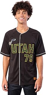T-shirt boutonné en maille ultra game nba utah jazz baseball pour hommes, noir, grand. DIAYTAR COTE D'IVOIRE est une boutique en ligne généraliste qui propose plus de 300000 références de produits variés, répondant ainsi aux besoins quotidiens de ses clients. Elle est considérée comme l'une des boutiques en ligne les plus populaires en Côte d'Ivoire.
