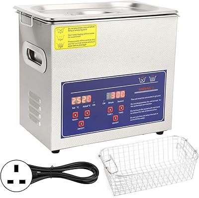 Nettoyeur à ultrasons 3,2 l avec chauffage, minuterie en acier inoxydable ps‐20a