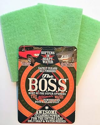 Éponge boss car, paquet de 3 pour le prix de 2 !