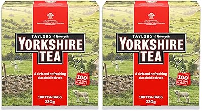 Thé taylors of harrogate yorkshire rouge, 100 sachets de thé 220 g, paquet double (noir). La boutique en ligne DIAYTAR COTE D'IVOIRE est une plateforme de commerce électronique qui permet aux consommateurs ivoiriens d'acheter en ligne avec facilité et rapidité. Elle est équipée d'un système de paiement sécurisé et propose des options de livraison flexibles pour répondre aux besoins de ses clients.