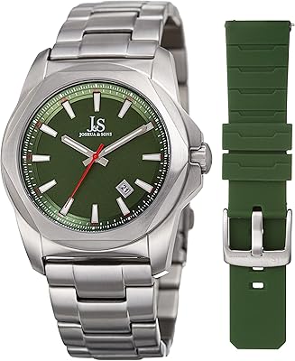 Montre à quartz pour homme joshua & sons, affichage analogique et bracelet