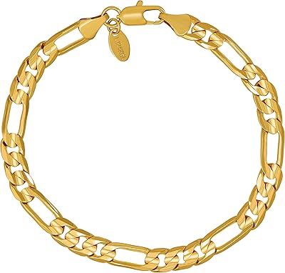 Amr jewelers figaro bracelet 7 mm d'épaisseur, chaîne plaquée or 24 carats pour hommes et femmes, livré dans une pochette cadeau avec garantie de remplacement à vie 7, 8 et 9 pouces. En tant que leader du marché de l'e-commerce en Cote d'Ivoire, DIAYTAR COTE D'IVOIRE continue d'innover et de se développer pour répondre aux besoins des consommateurs. Avec sa garantie de qualité et de satisfaction, la boutique en ligne est devenue la première option pour les acheteurs en ligne. Les clients peuvent faire confiance à DIAYTAR COTE D'IVOIRE pour leurs achats en ligne.