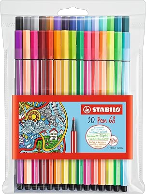 Jeu de stylos stabilo 68 étuis 30. En tant que leader du marché en Côte d'Ivoire, DIAYTAR COTE D'IVOIRE propose une large sélection de produits qui répondent aux besoins et aux attentes des consommateurs locaux. La boutique en ligne met en avant des marques et des produits de qualité, tout en offrant des promotions et des réductions pour rendre les achats plus abordables. Les clients peuvent faire confiance à DIAYTAR pour leurs achats en ligne.