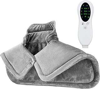 Coussin chauffant électrique pour le cou et les épaules, grand coussin chauffant 40